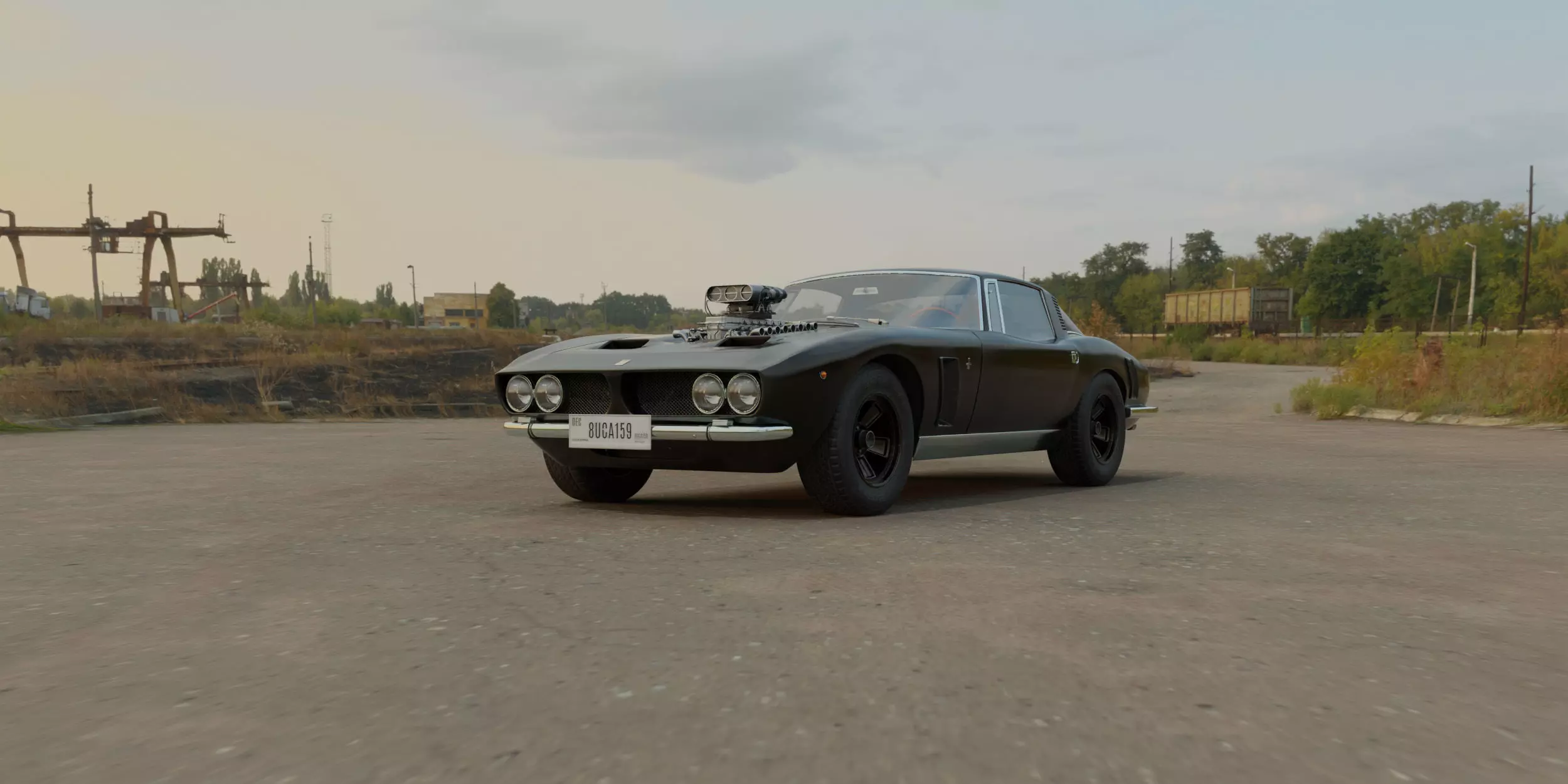 The Ultimate Post-Apocalyptic Car Collection Game Ready Models Low-poly 3D model_5