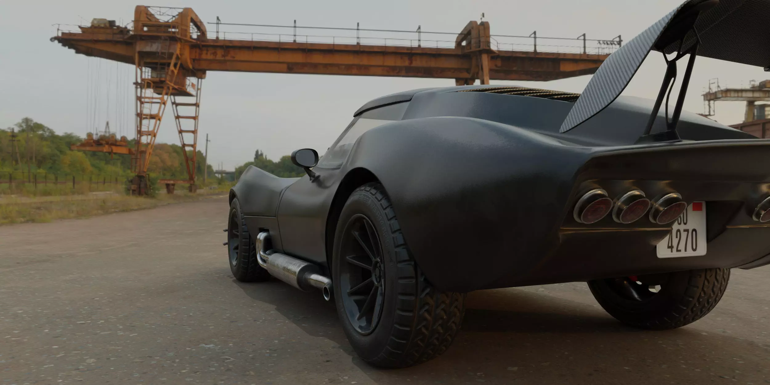 The Ultimate Post-Apocalyptic Car Collection Game Ready Models Low-poly 3D model_29