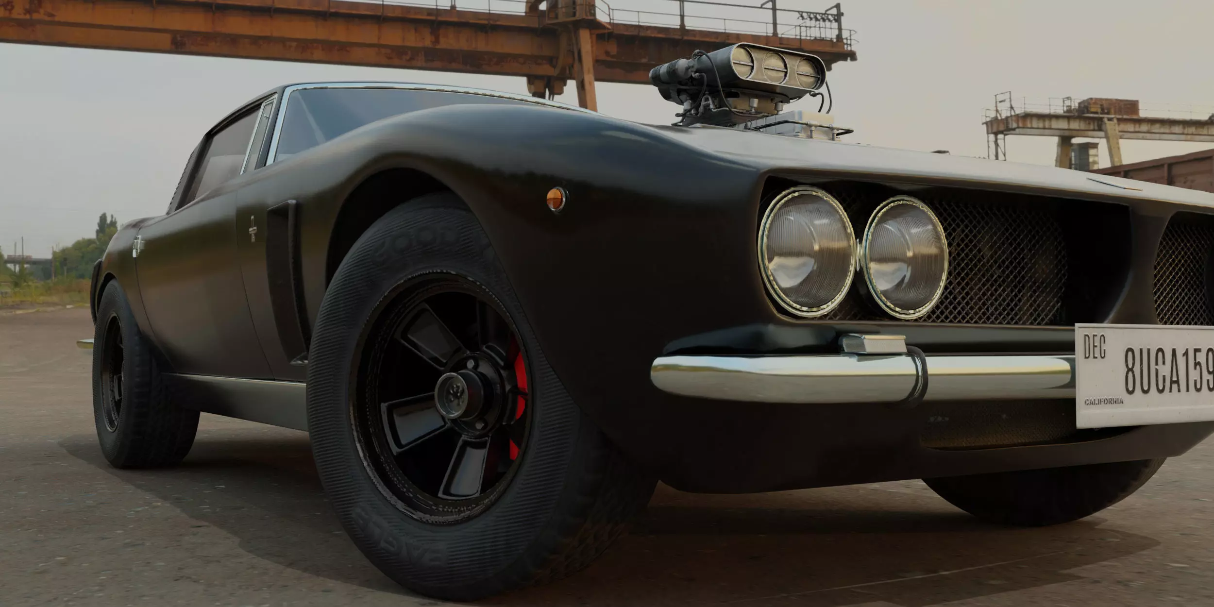 The Ultimate Post-Apocalyptic Car Collection Game Ready Models Low-poly 3D model_9