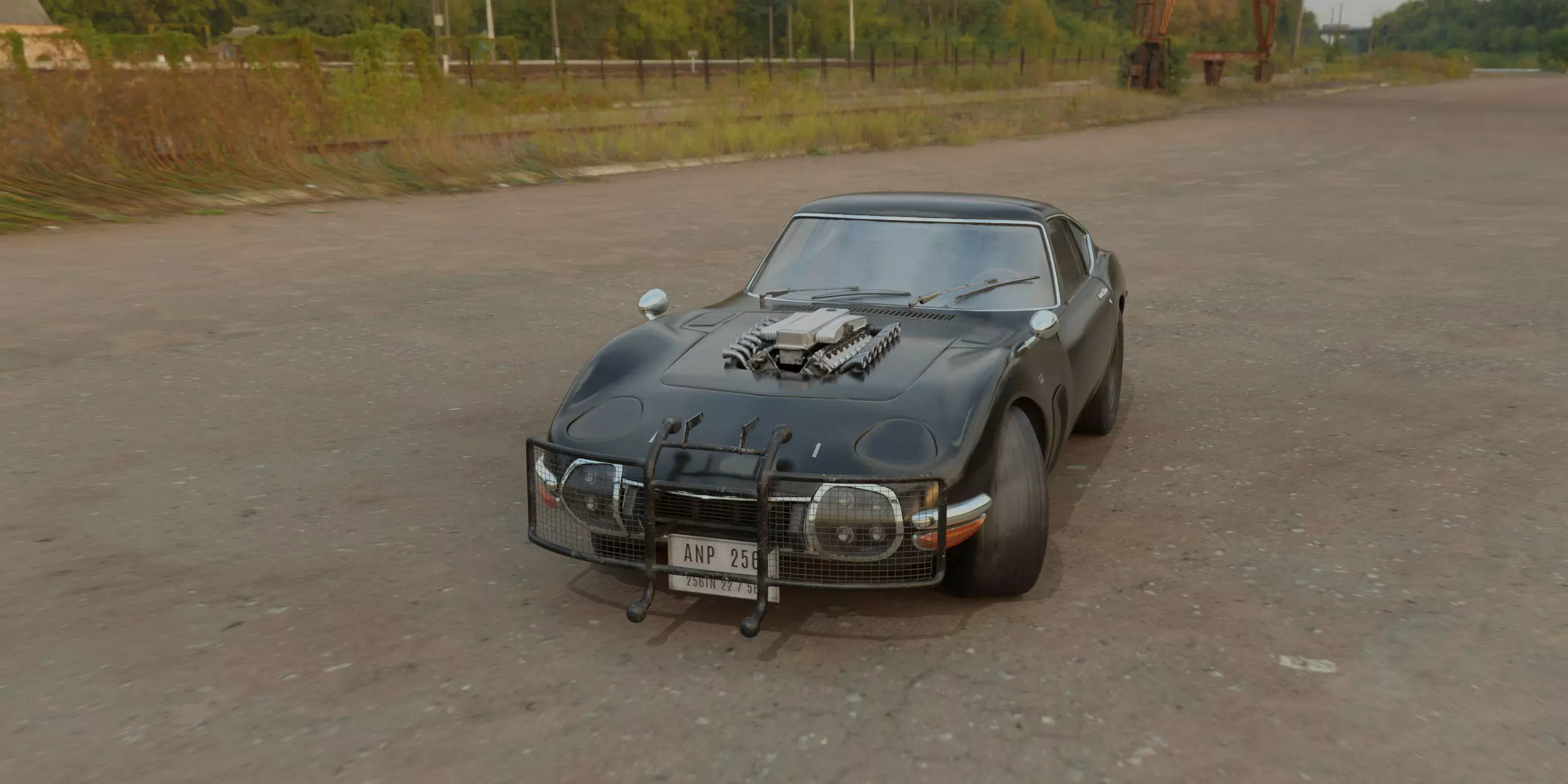 The Ultimate Post-Apocalyptic Car Collection Game Ready Models Low-poly 3D model_21