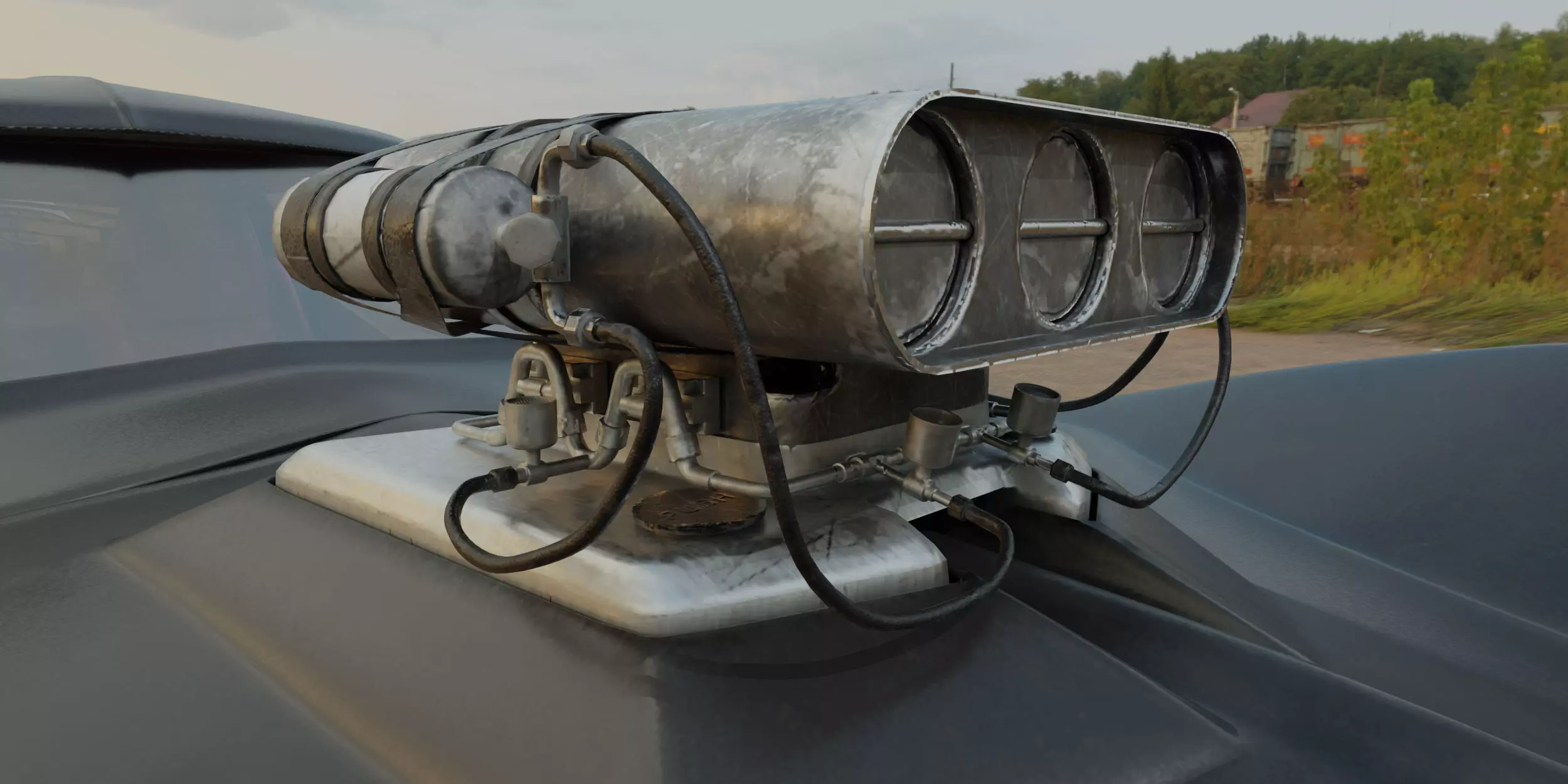 The Ultimate Post-Apocalyptic Car Collection Game Ready Models Low-poly 3D model_33