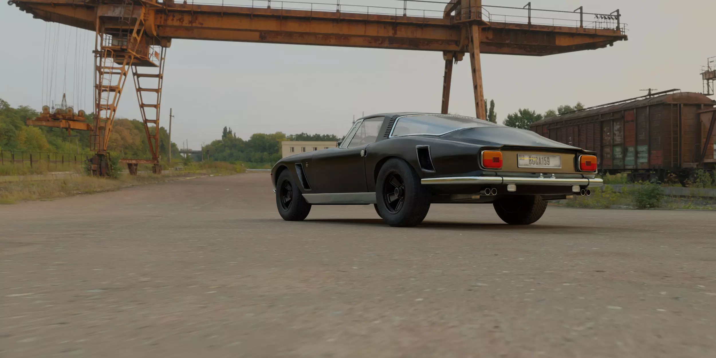 The Ultimate Post-Apocalyptic Car Collection Game Ready Models Low-poly 3D model_6