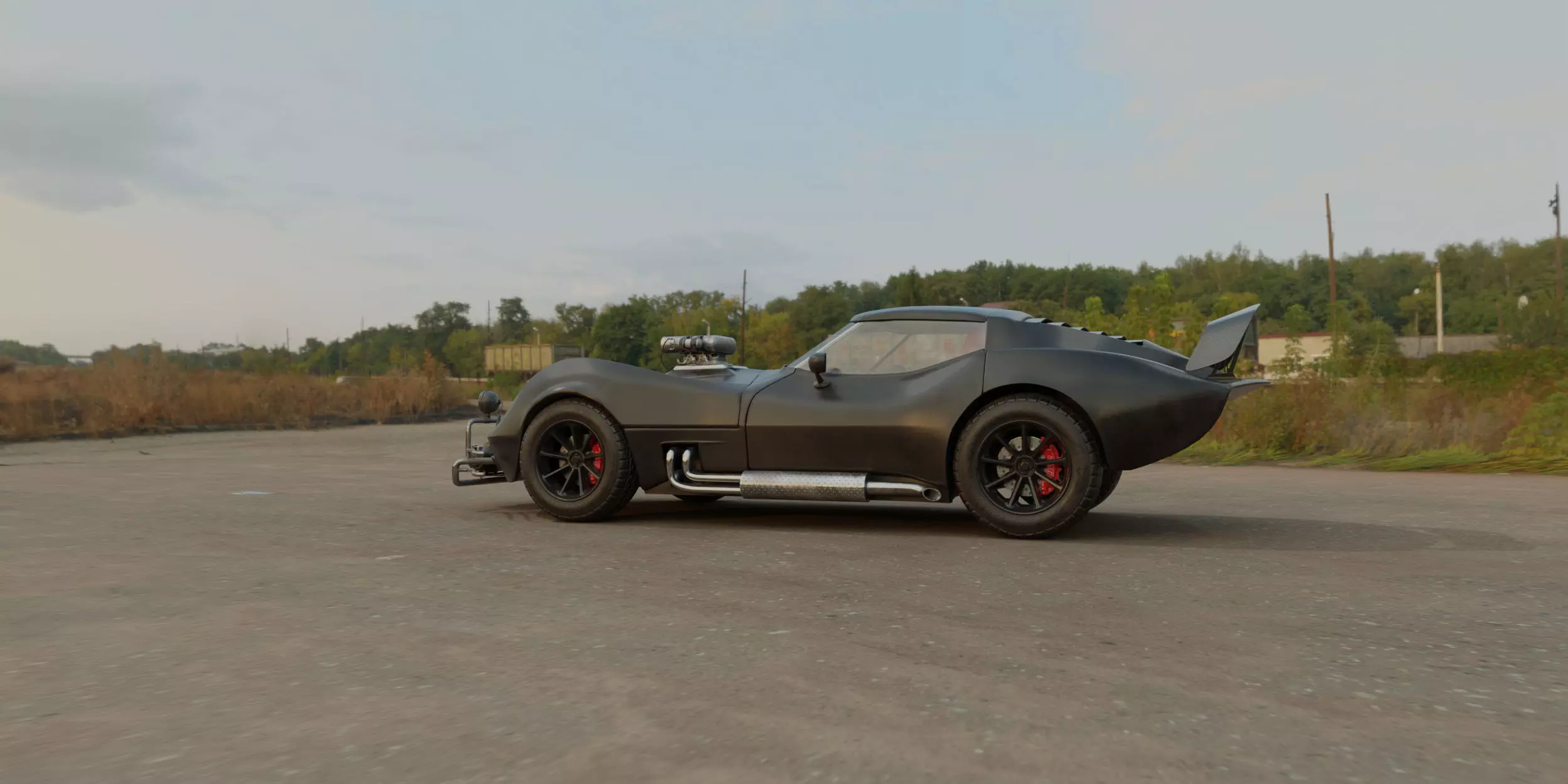 The Ultimate Post-Apocalyptic Car Collection Game Ready Models Low-poly 3D model_26