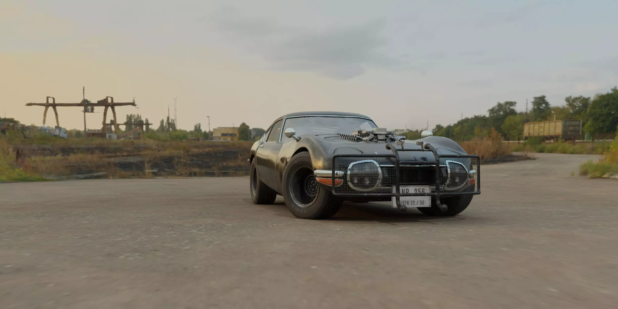 The Ultimate Post-Apocalyptic Car Collection Game Ready Models Low-poly 3D model_17