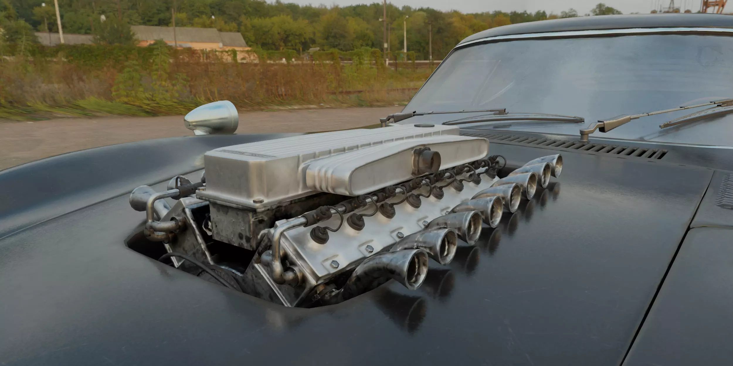 The Ultimate Post-Apocalyptic Car Collection Game Ready Models Low-poly 3D model_19