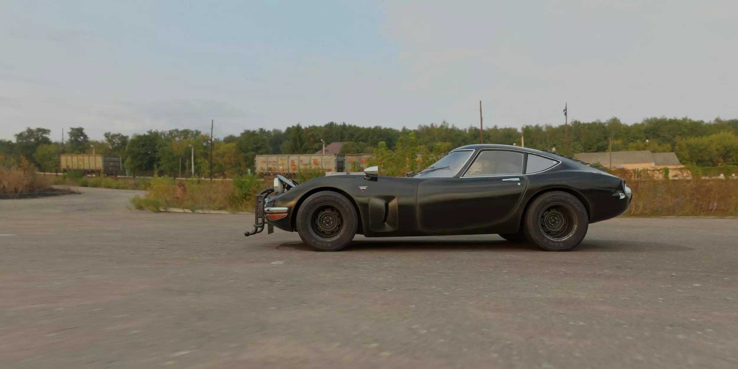 The Ultimate Post-Apocalyptic Car Collection Game Ready Models Low-poly 3D model_15