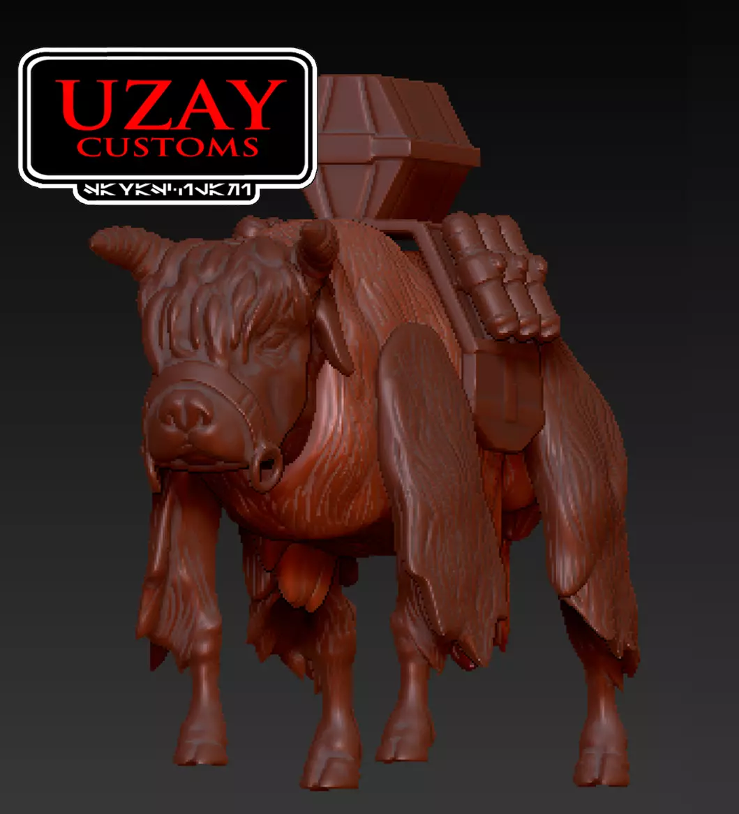 Star Wars ANH articulated   jerba 3D print model_1