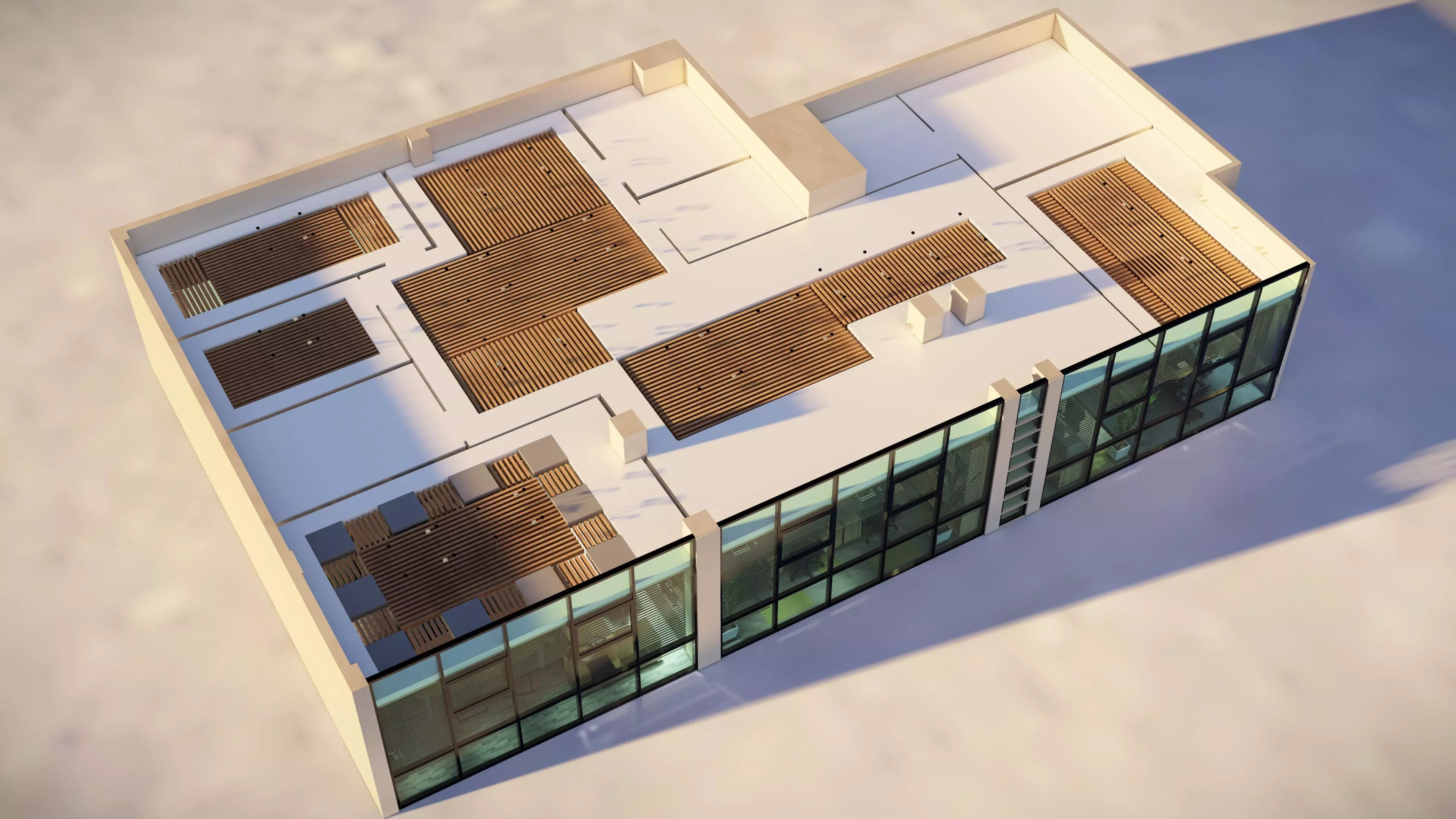 Office interior 3D model_19