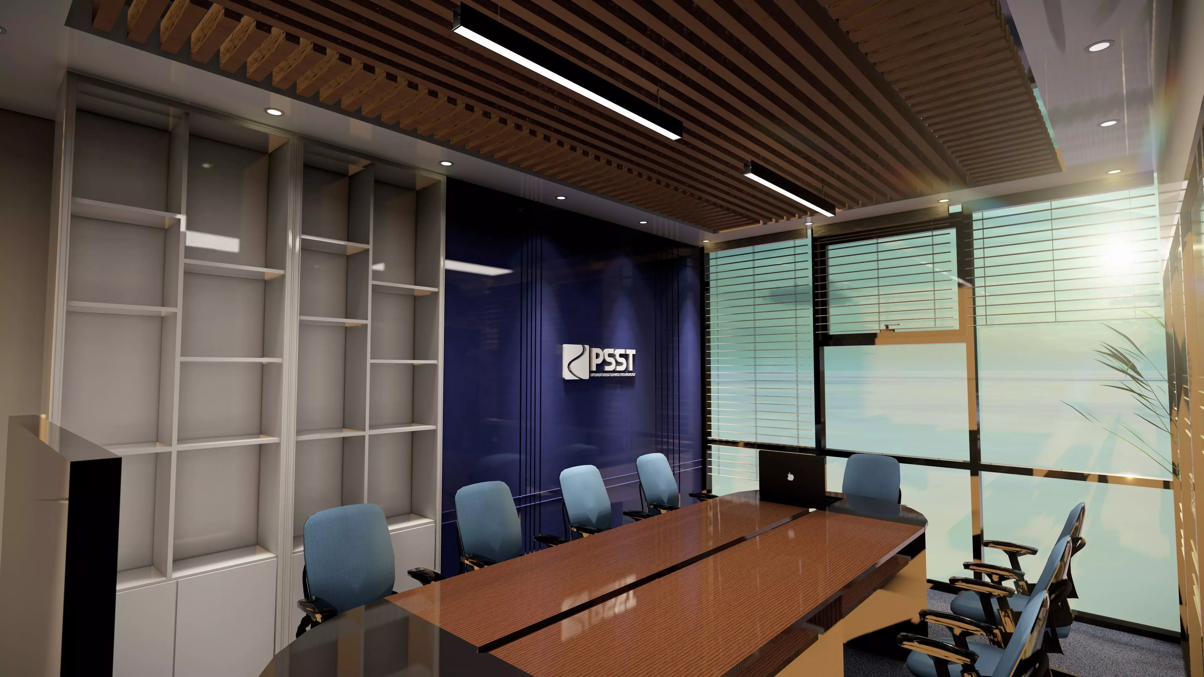 Office interior 3D model_13