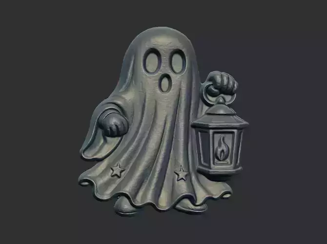 ghost with lanther cnc model
