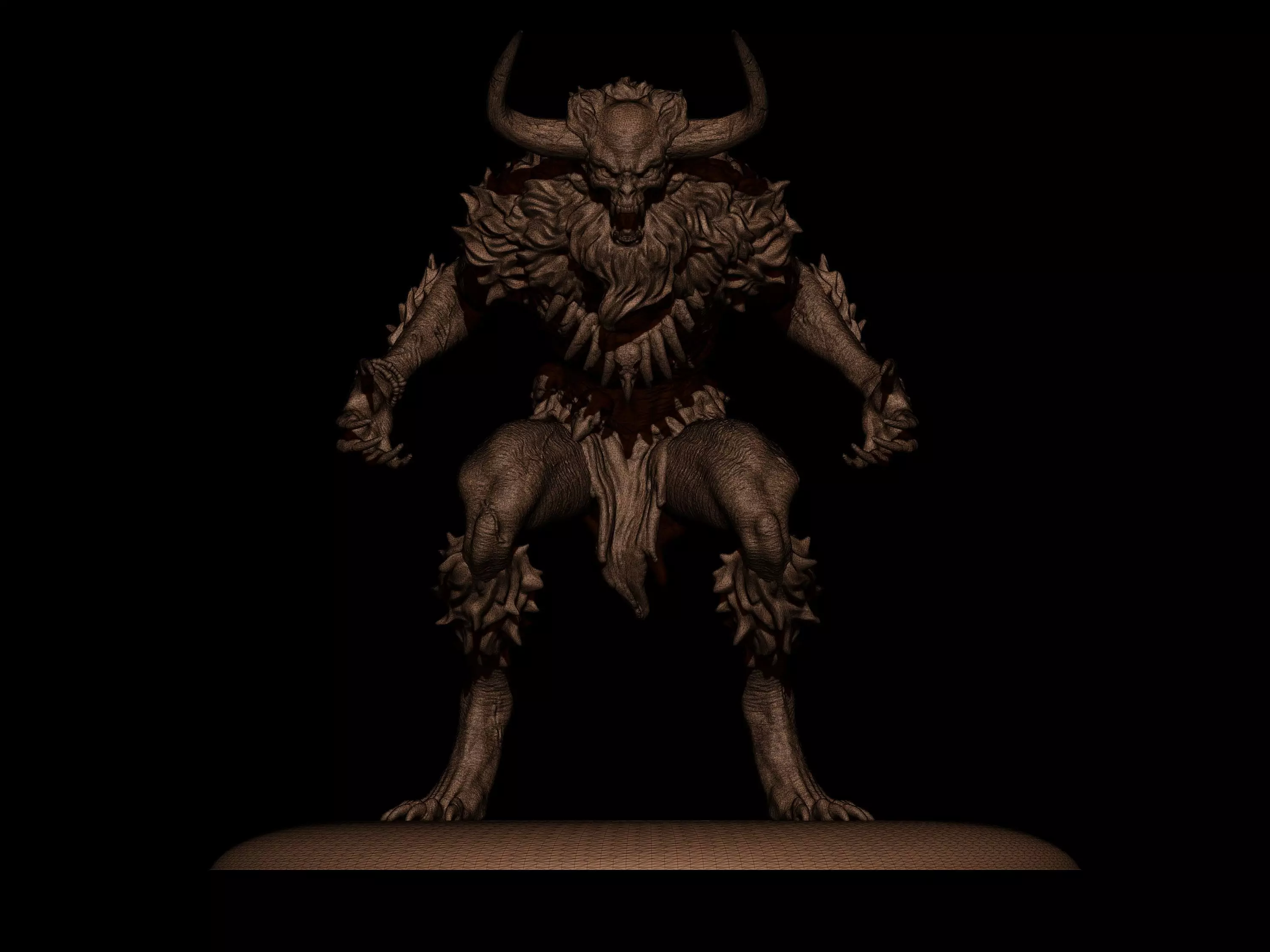 Wendigo 3D print model_5