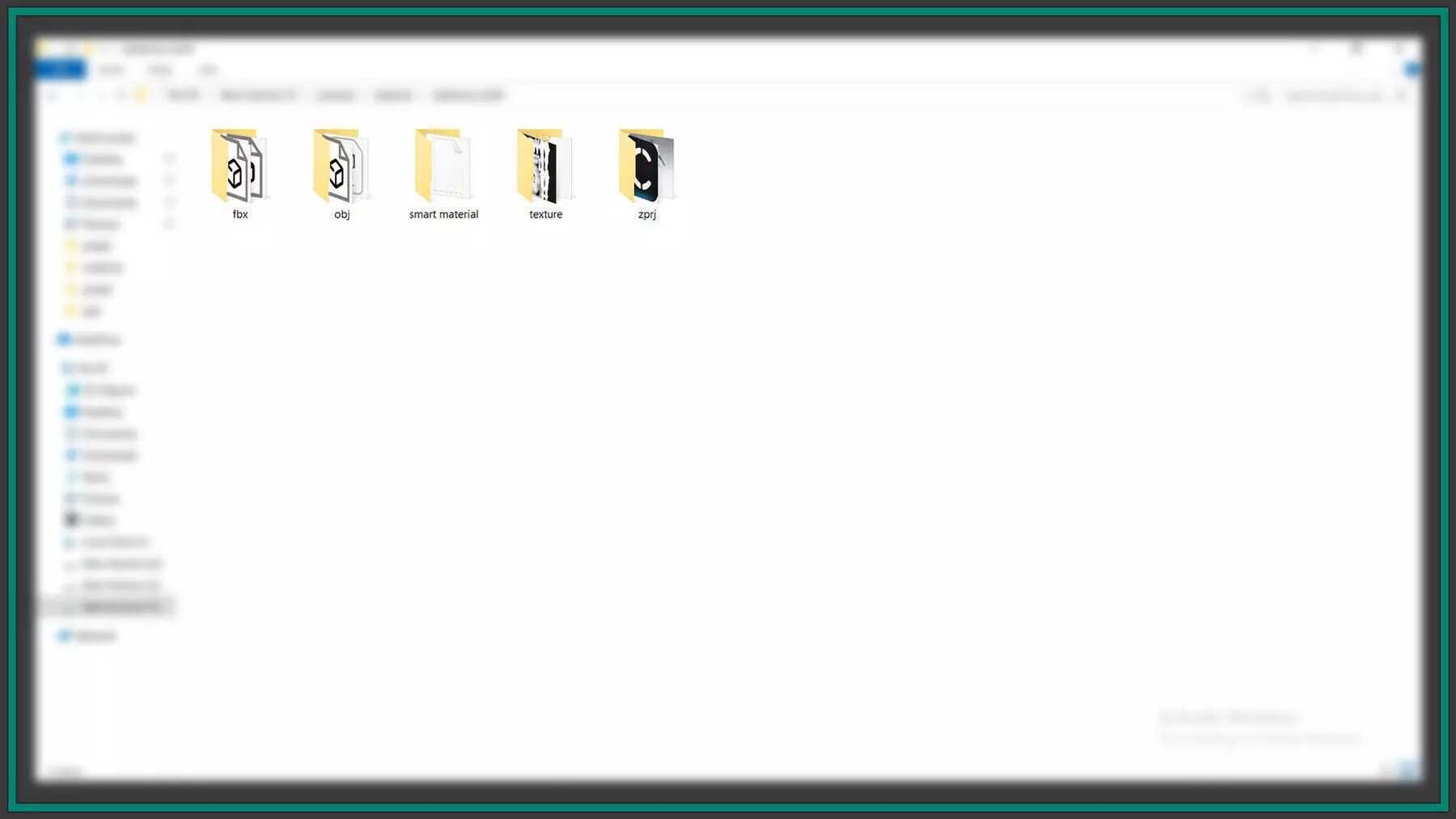 female cottagecore style outfit with texture and smart material 3D model_8