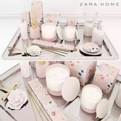 Zara Home Botanical Collection 3D model