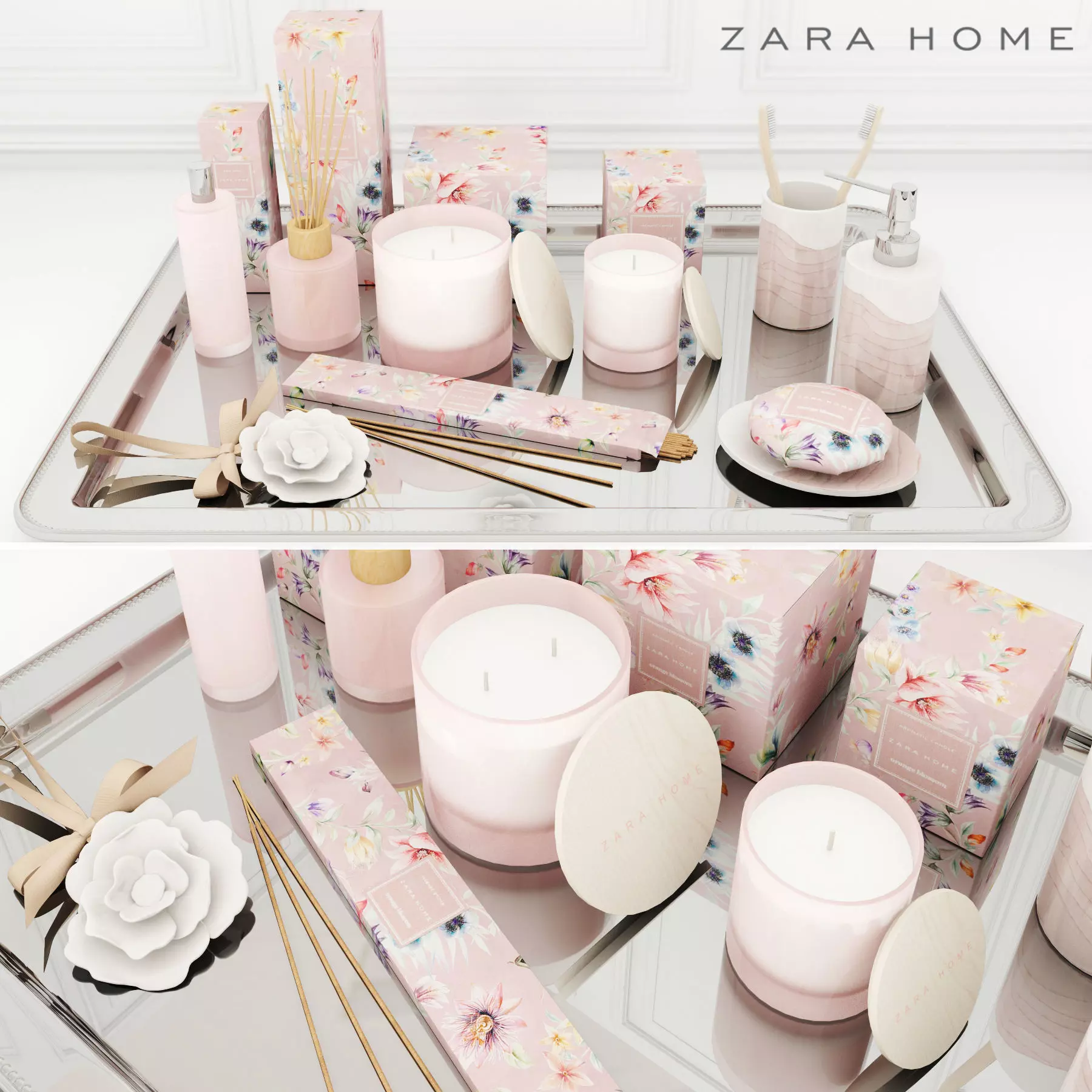 Zara Home Botanical Collection 3D model_0