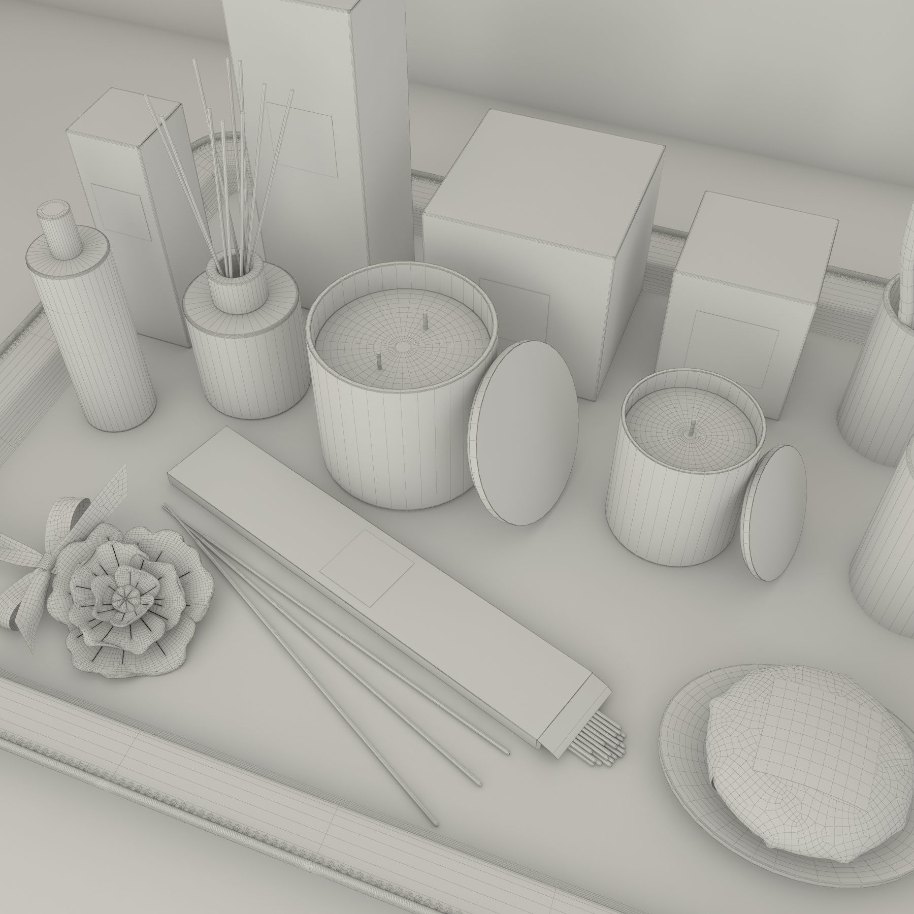 Zara Home Botanical Collection 3D model_8