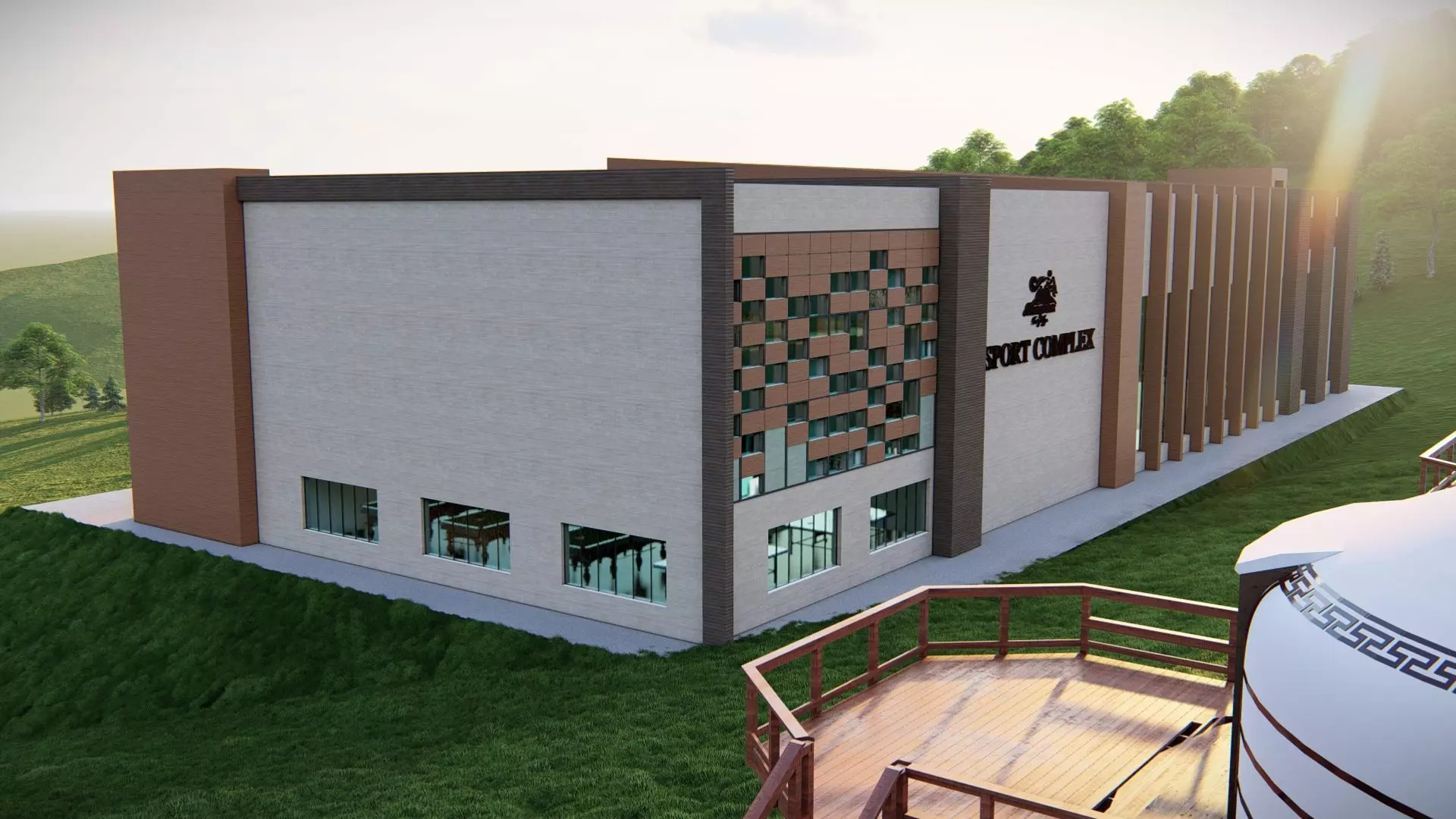 sport complex 3D model_15