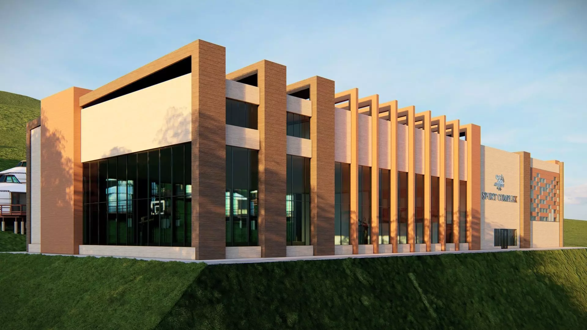 sport complex 3D model_11