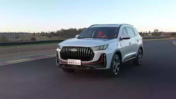 2023 Chery Tiggo7 Plus with lowpoly interior