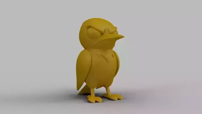 Woodpecker Figurine Angry Bird