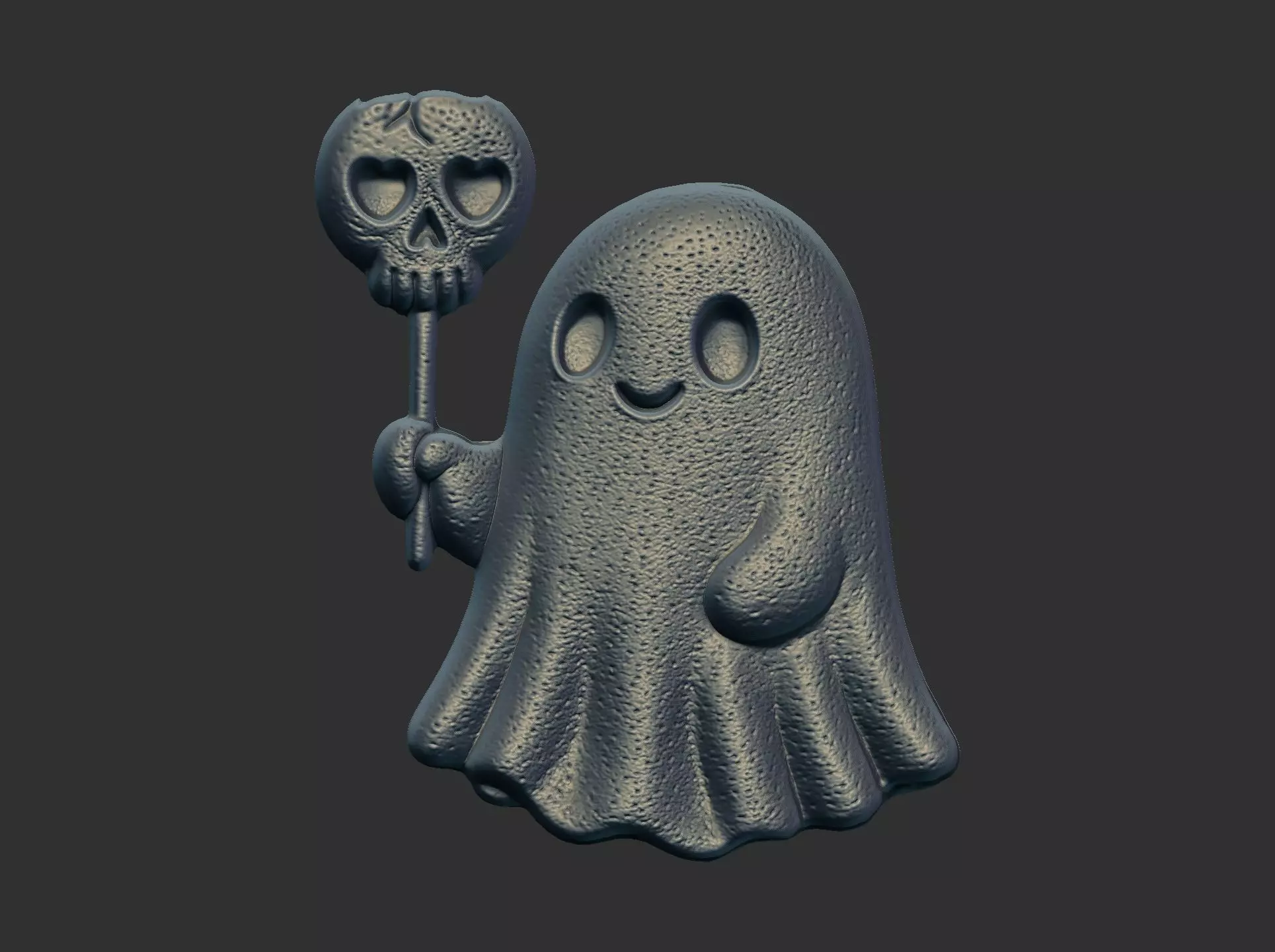 ghost skeleton candy cnc model 3D print model