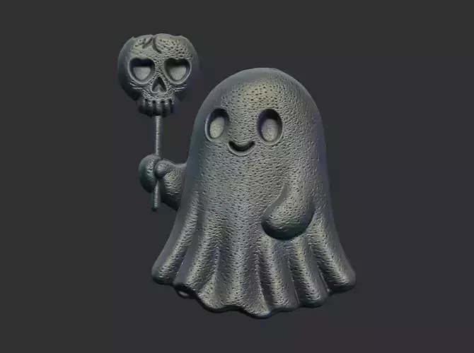 ghost skeleton candy cnc model