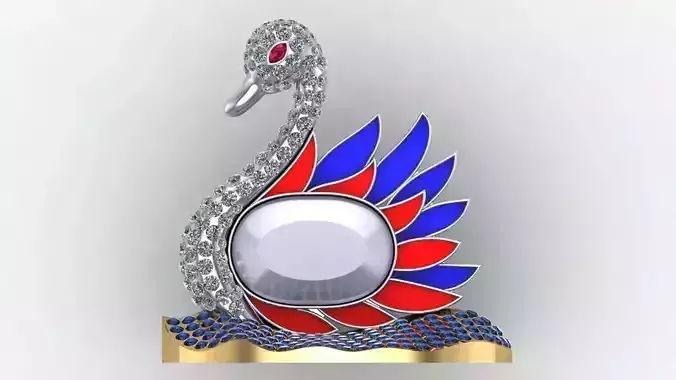 Crystal Swan of Elegance 