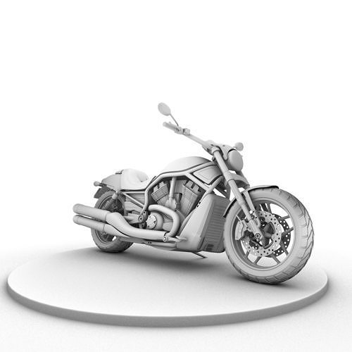 Harley Davison Night Rod 3D model
