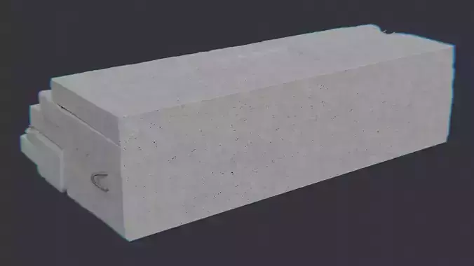 Apartment Entrance Stairs Concrete Block with Steps