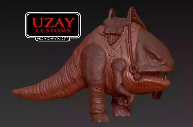 star wars Mandalorian articulated  blurg 