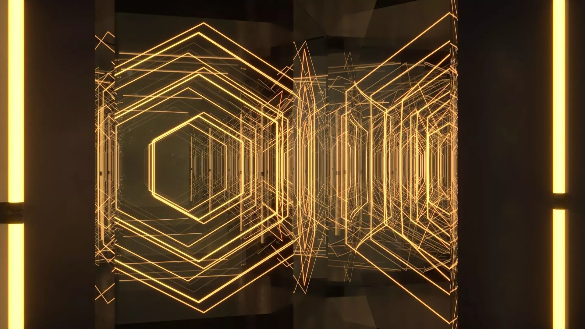 Photo booth infinity neon Low-poly 3D model_3