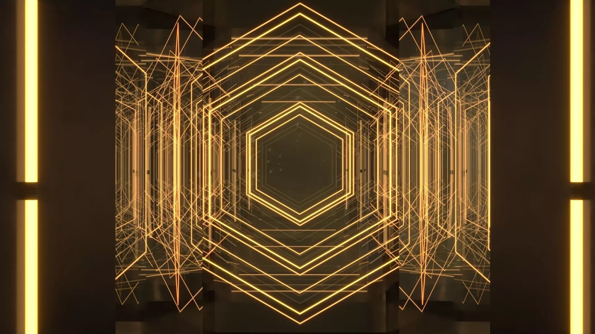 Photo booth infinity neon Low-poly 3D model_4