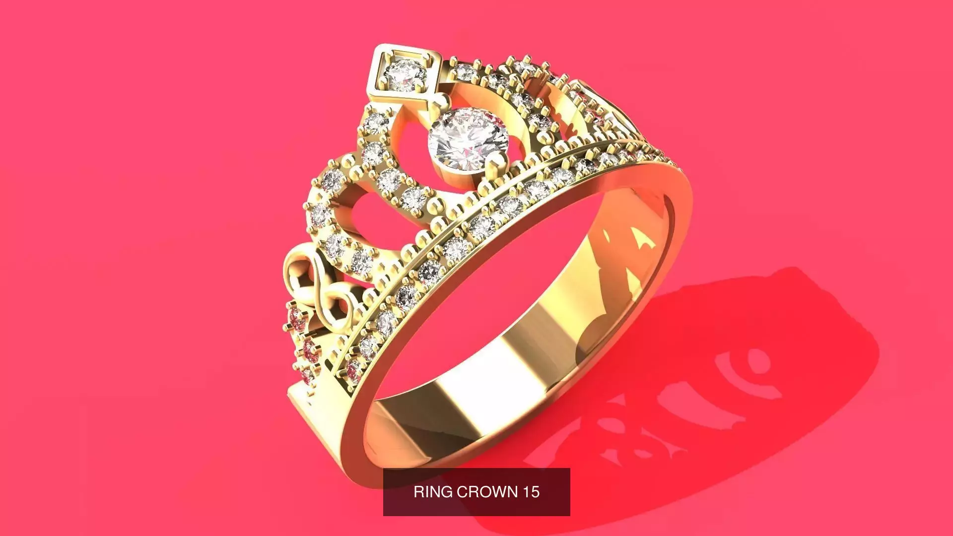 RINGS CROWN 15 3D Model Collection_3