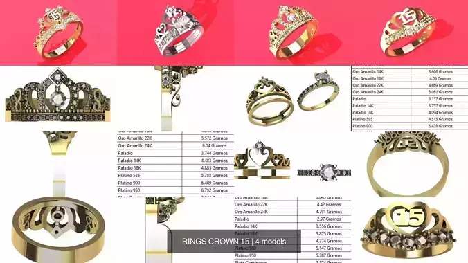 RINGS CROWN 15