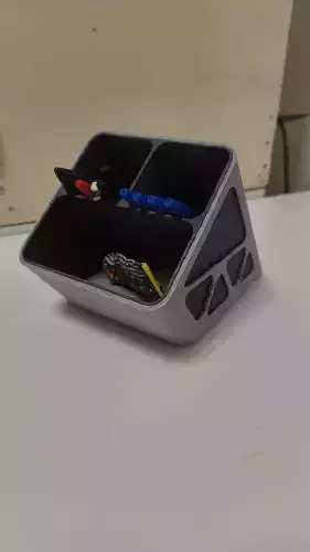 3D Printable Wall and Desk Pen Holder