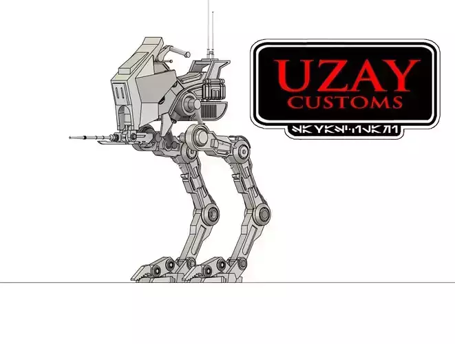 Star Wars AOTC  mandalorian articulated  AT RT 