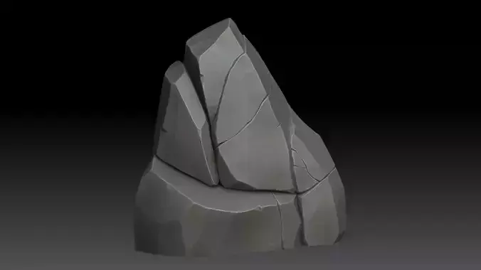 Stylized rock