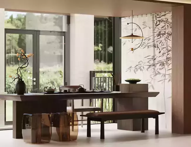 Living room tea room