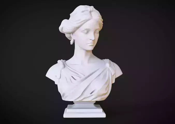 Greek Female Bust 