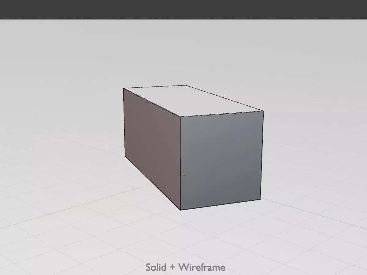 Shipping-Container light gray 20ft Low-poly 3D model_10