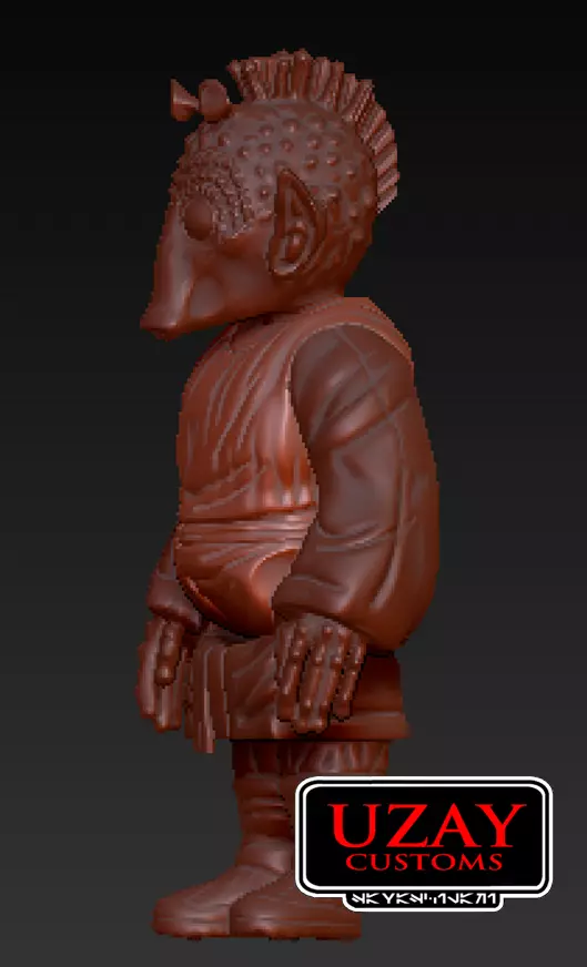 Star Wars The Phantom Menace  articulated WALD  3D print model_1