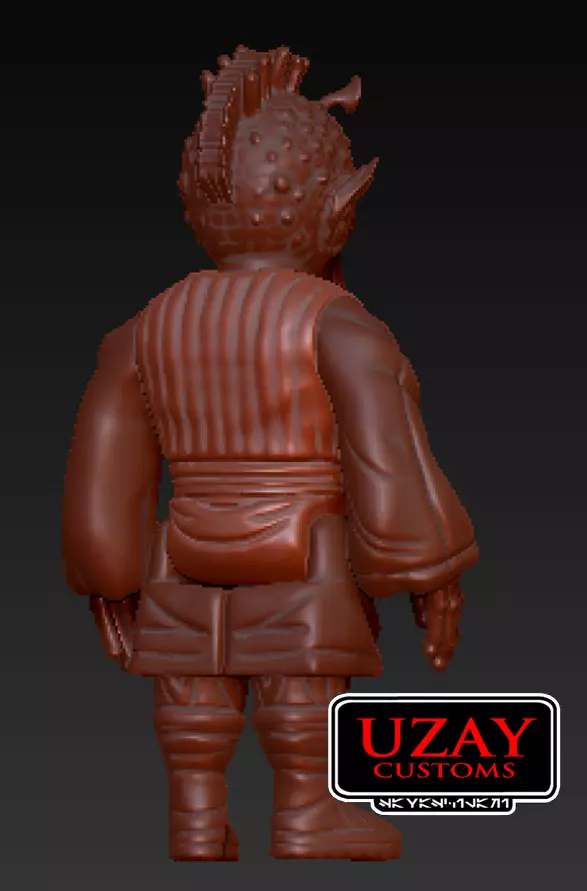 Star Wars The Phantom Menace  articulated WALD  3D print model_2