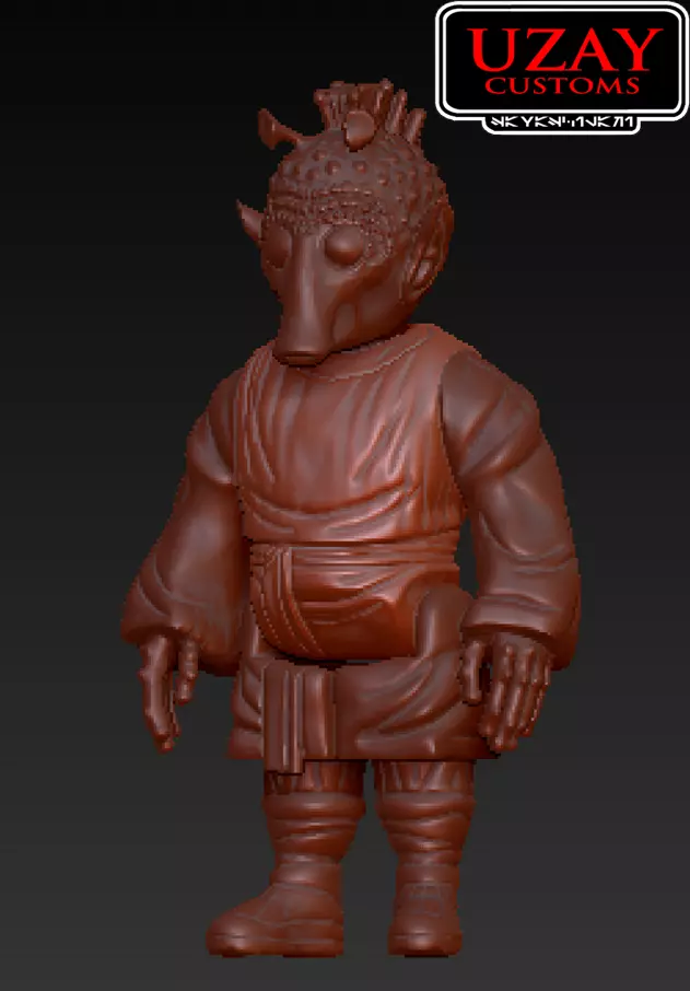 Star Wars The Phantom Menace  articulated WALD  3D print model_0