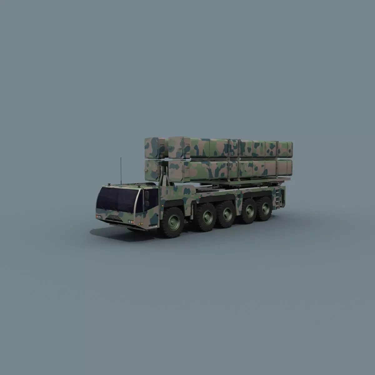Missile Launcher 3d model - animated 3D model_4