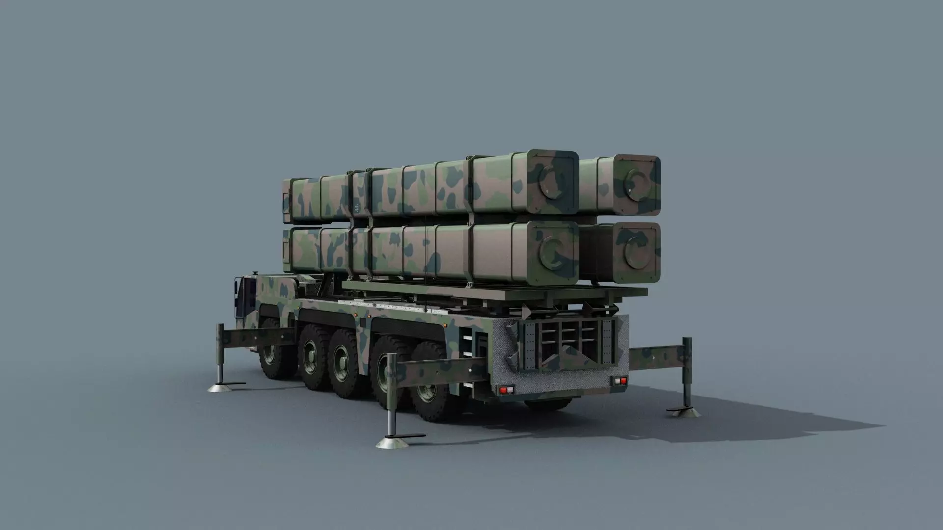 Missile Launcher 3d model - animated 3D model_9