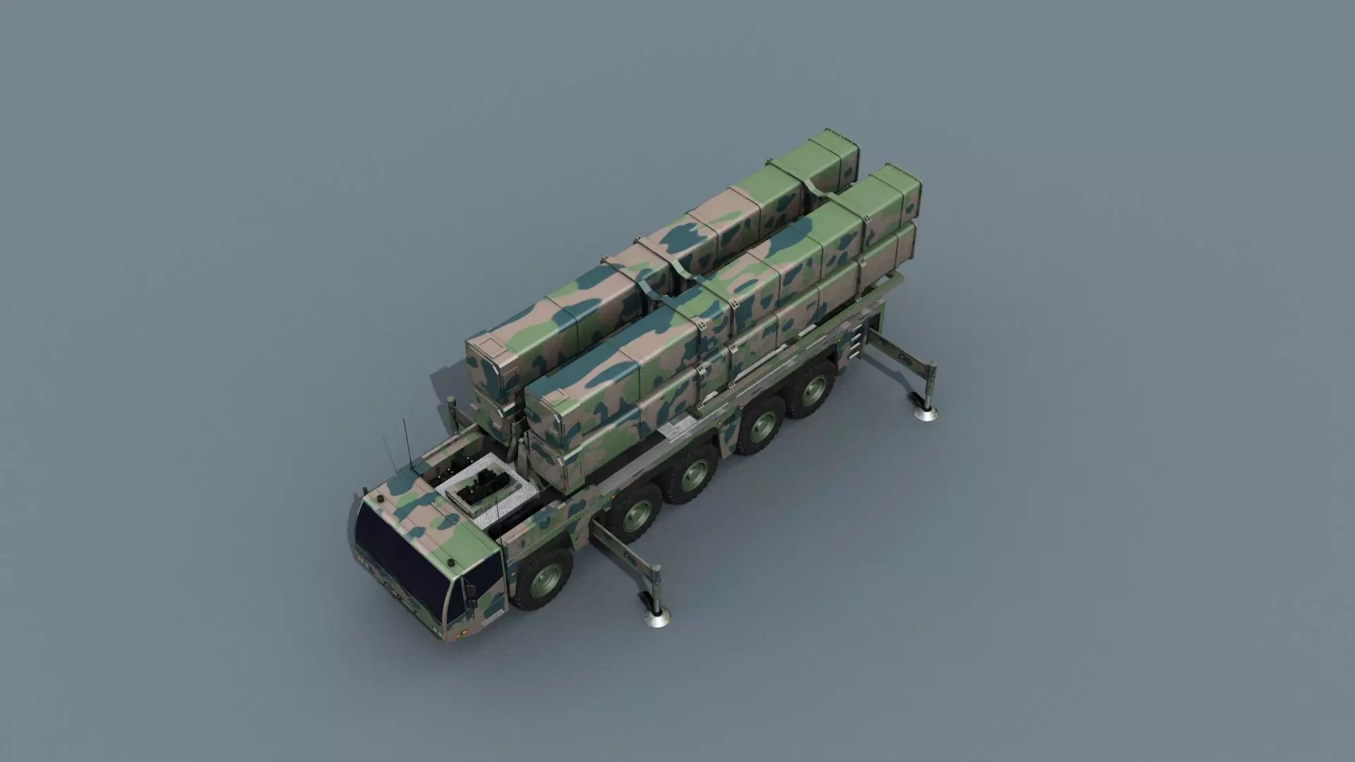 Missile Launcher 3d model - animated 3D model_10