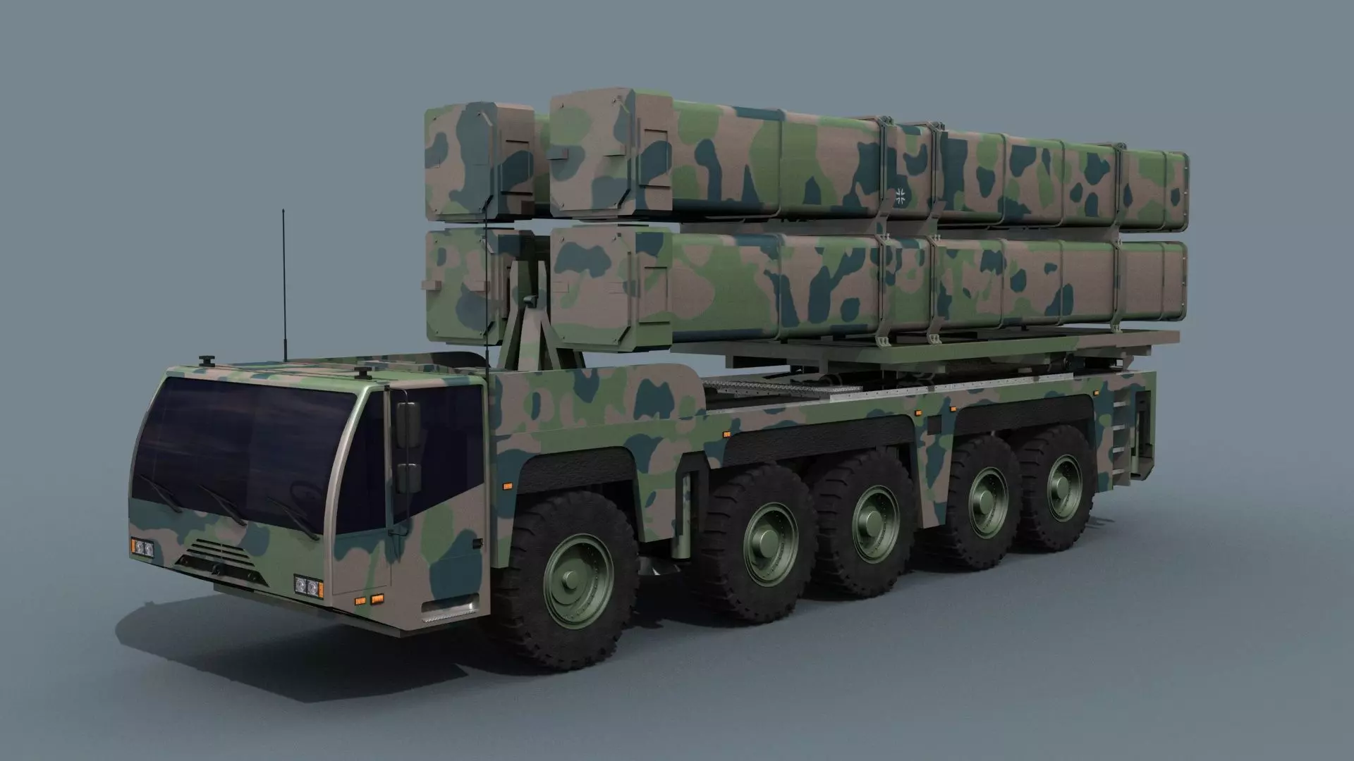 Missile Launcher 3d model - animated 3D model_2