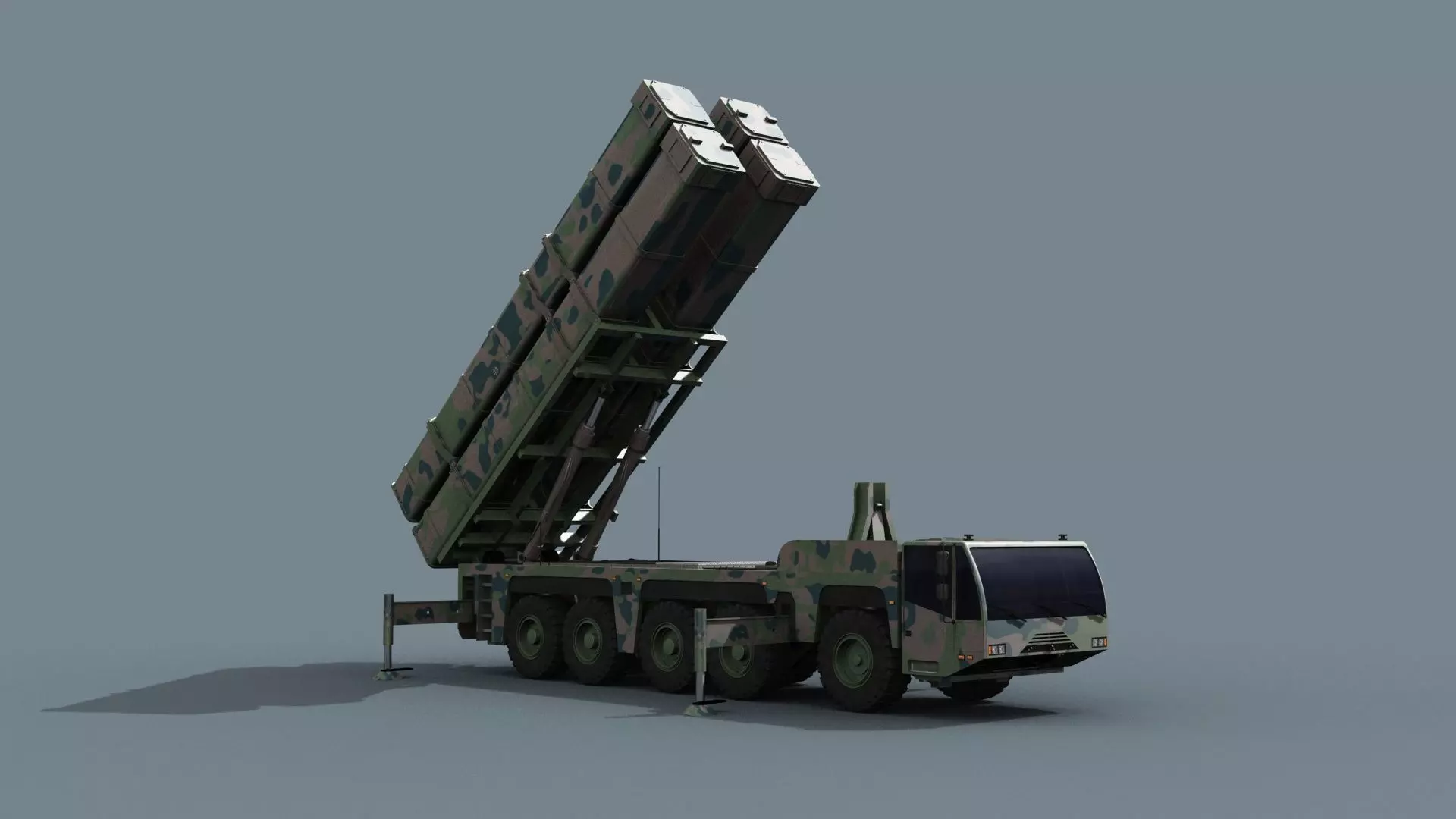 Missile Launcher 3d model - animated 3D model_5