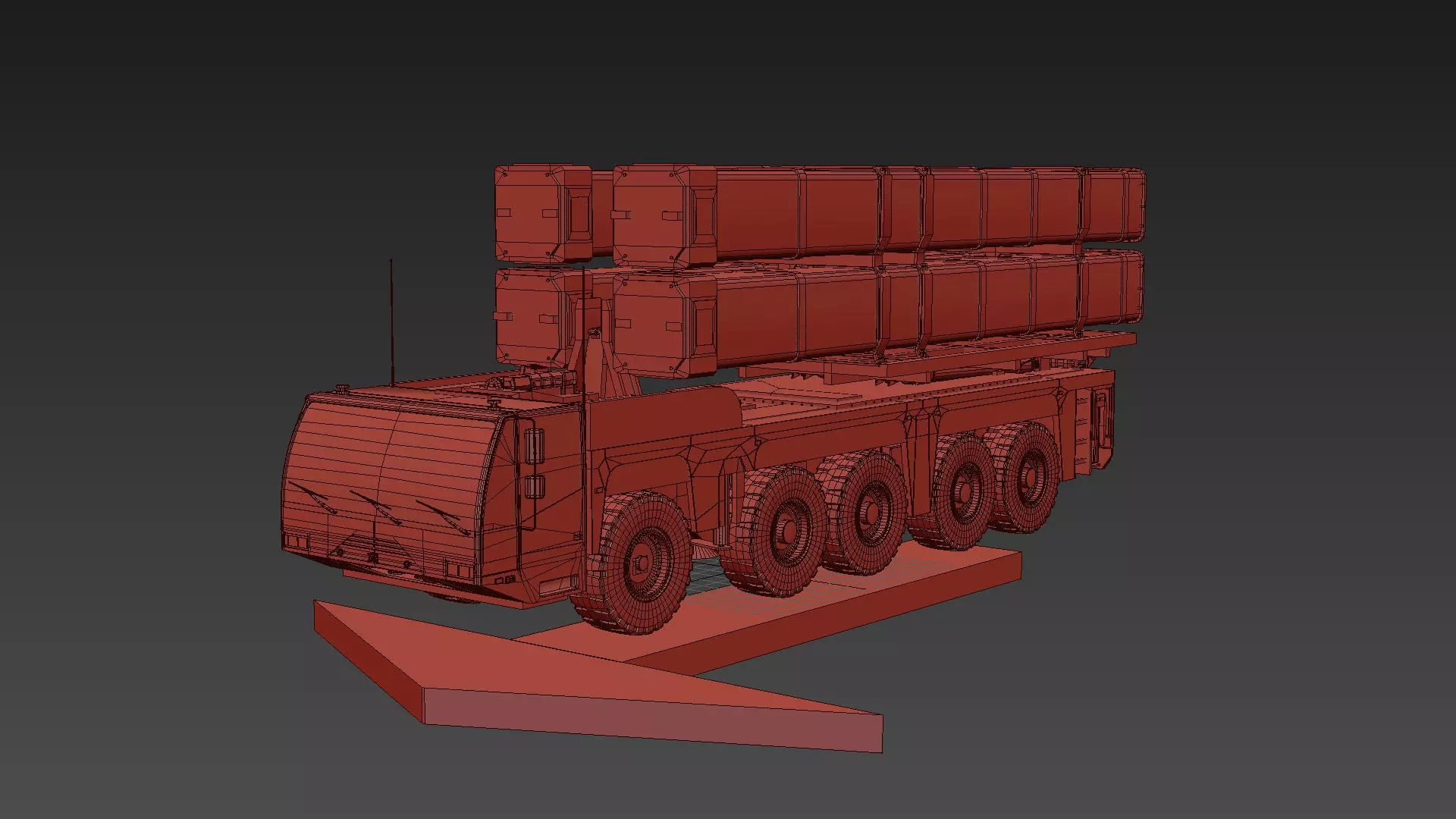 Missile Launcher 3d model - animated 3D model_14