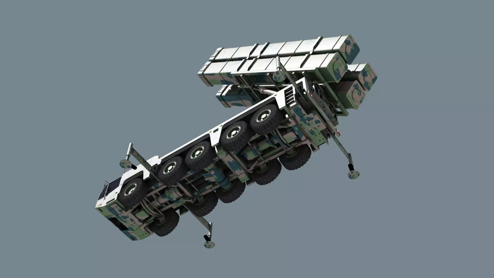 Missile Launcher 3d model - animated 3D model_11