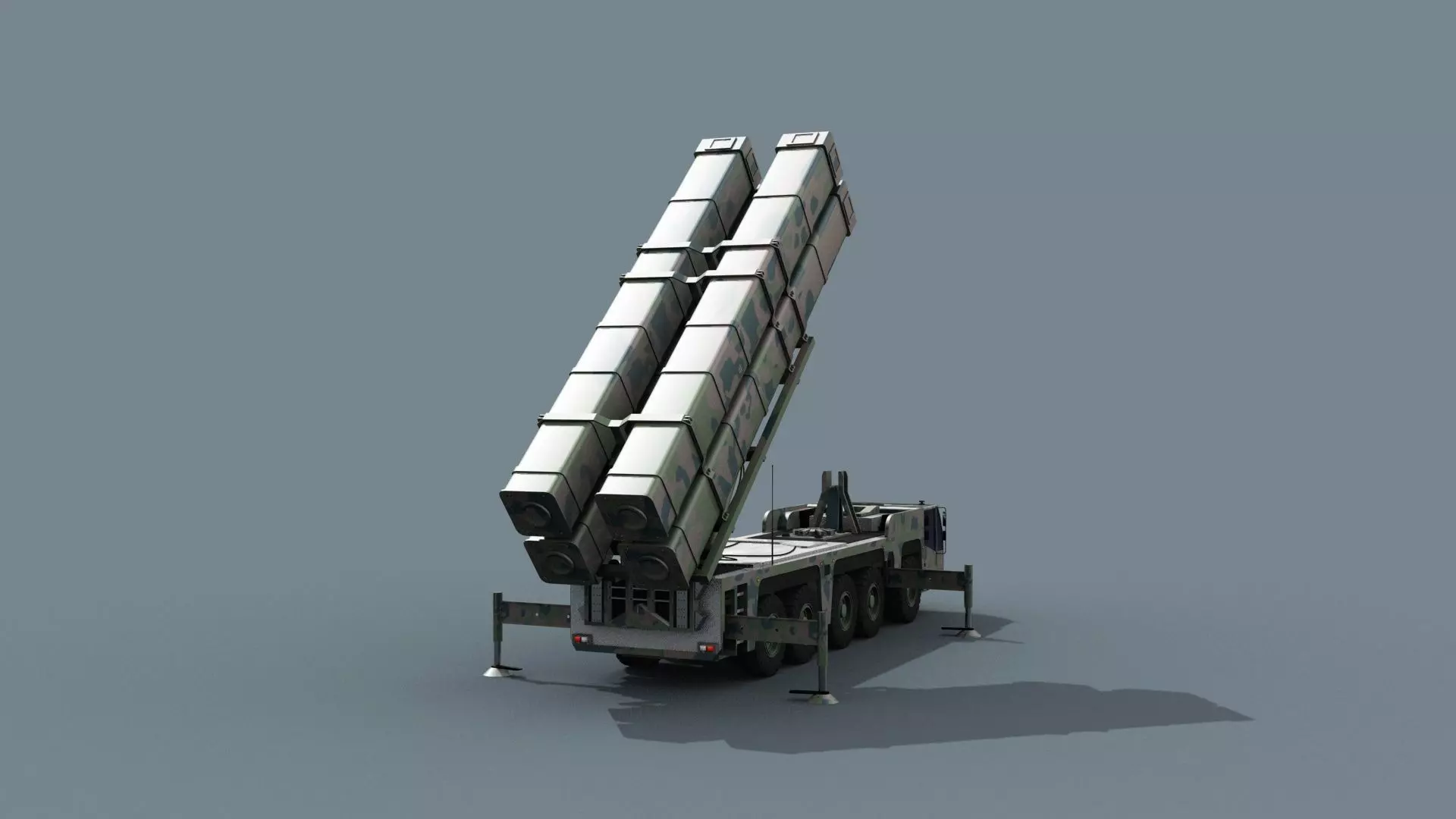 Missile Launcher 3d model - animated 3D model_6